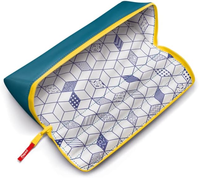 Maped Pencil Case Basic green | Colouring and Washable
