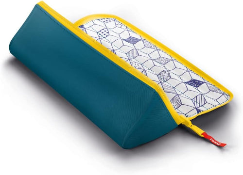 maped pencil case open green 2 side