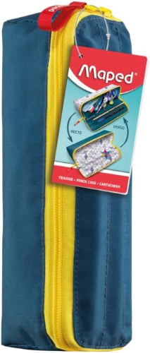 maped pencil case vertical image green