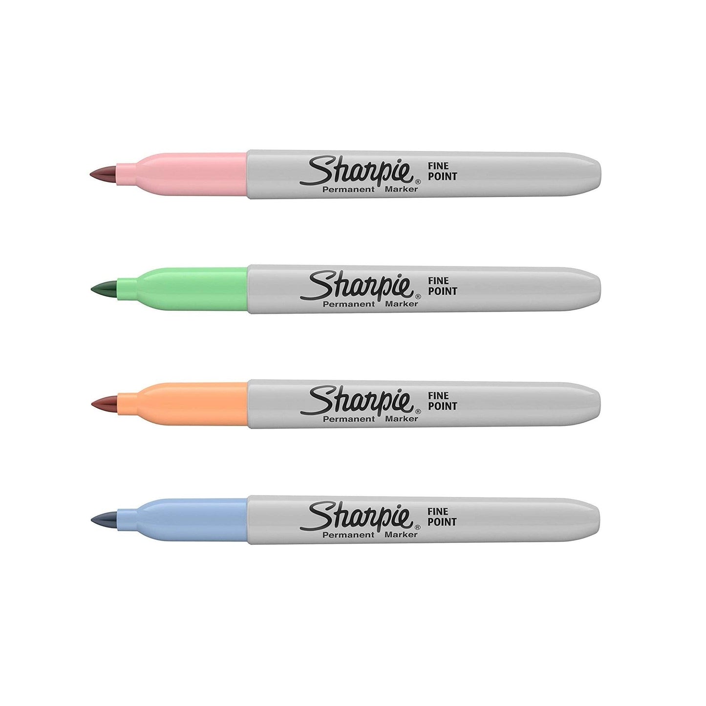 Sharpie Permanent Markers | Fine Point | Pastel Colours | 4 Count UAE