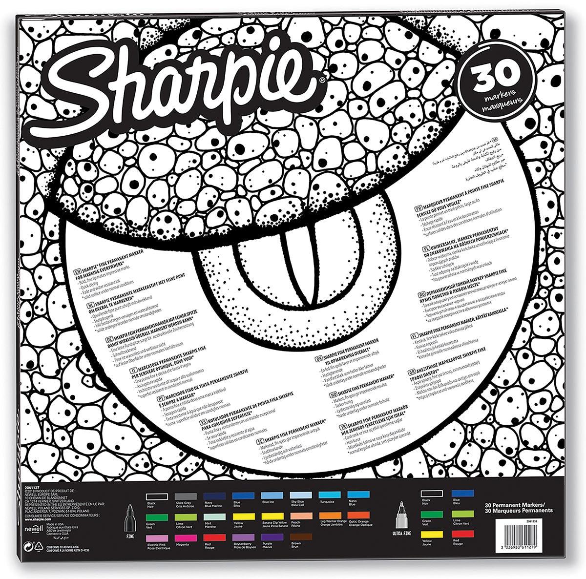 Sharpie Permanent Marker Lizard Pack of 30colors