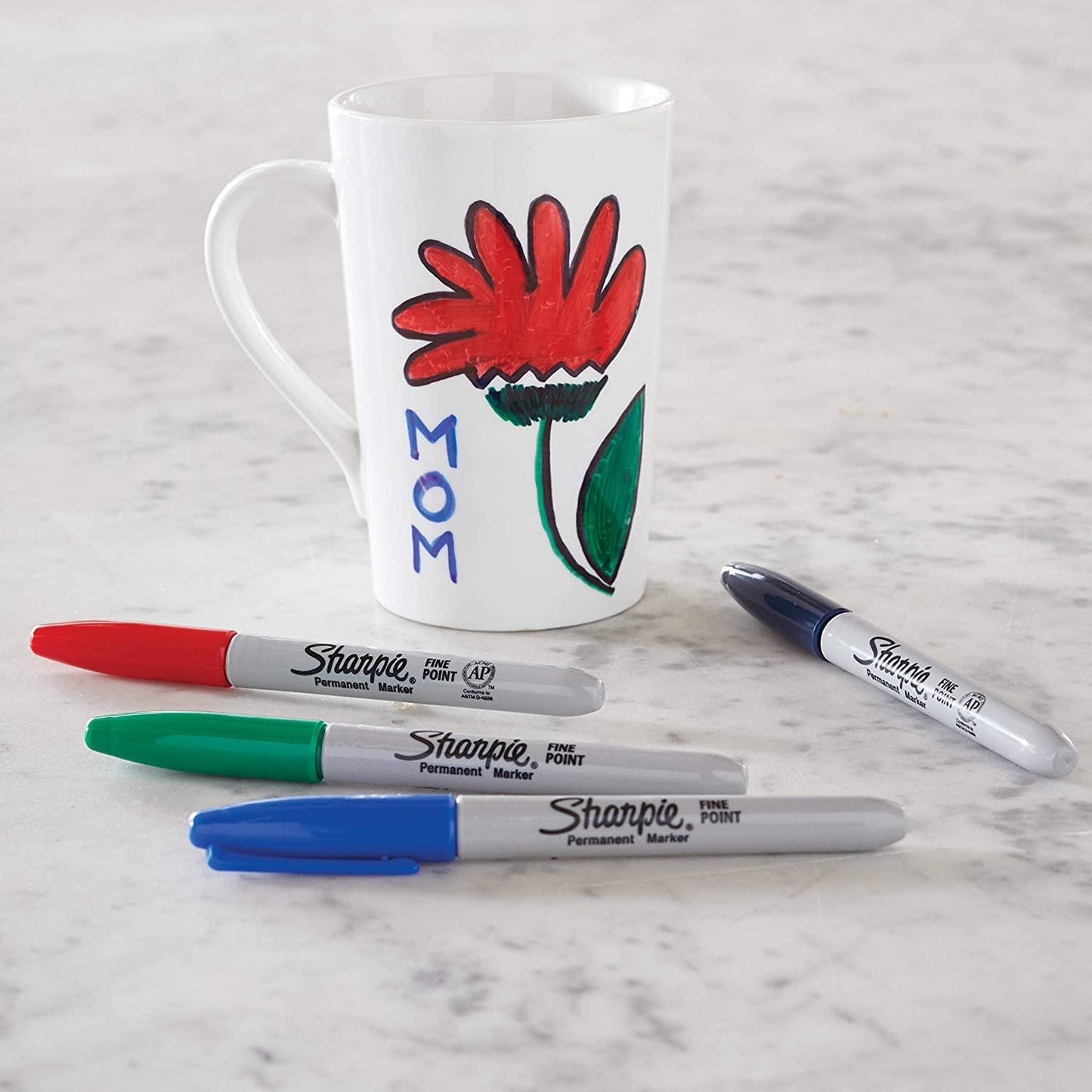 Sharpie Permanent Markers | Fine Point | Pastel Colours | 4 Count UAE