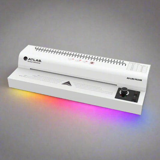 Atlas A3 Laminating Machine  PA34M 4 roll 240 volt metal body price is very low 