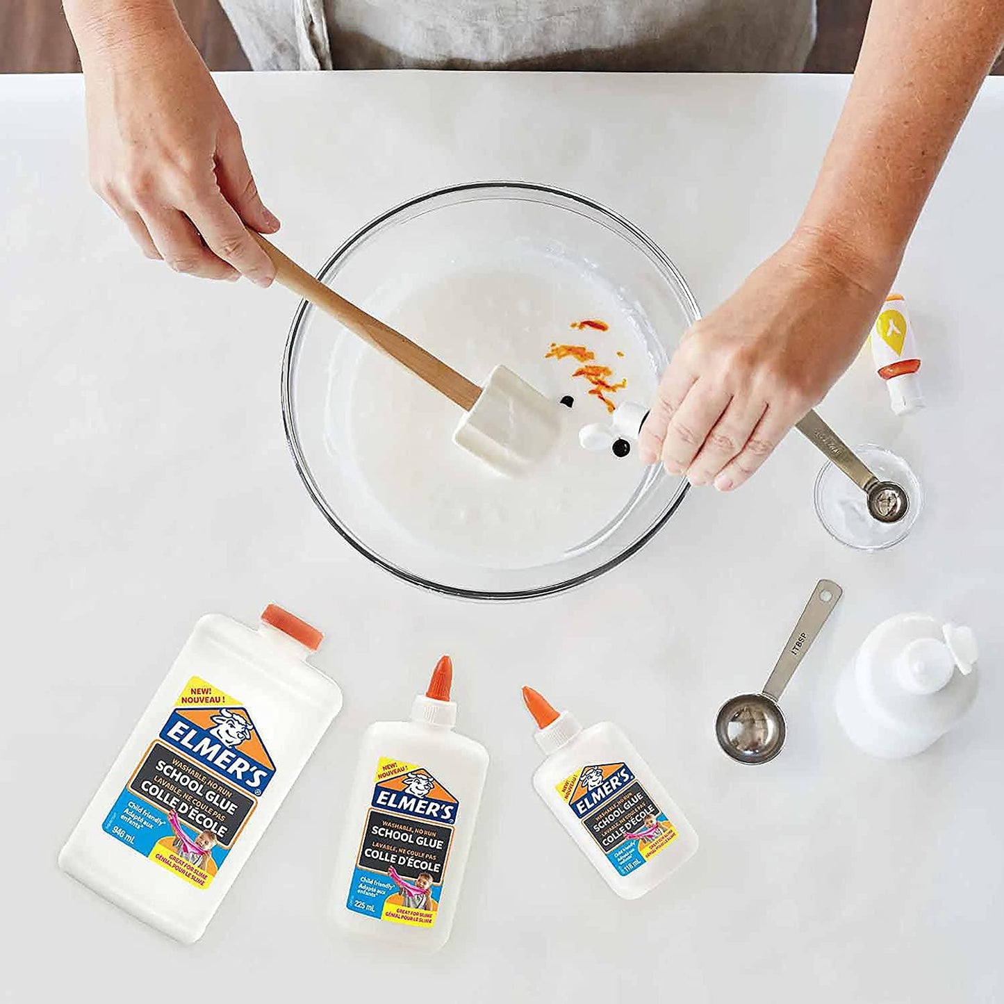 Elmer's White Glue 225 ml | Washable and Kids Friendly | Really good for Making Slime and Crafting
