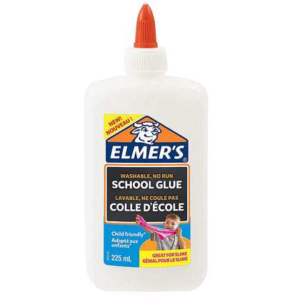 Elmer's White Glue 225 ml | Washable and Kids Friendly | Really good for Making Slime and Crafting