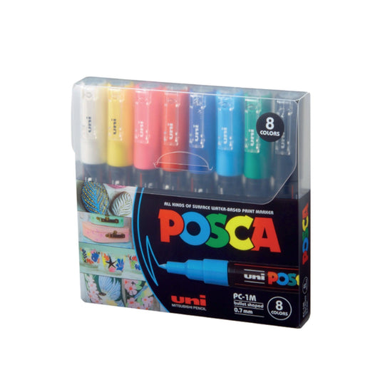 Posca marker pc 1m bullet 8 colors 