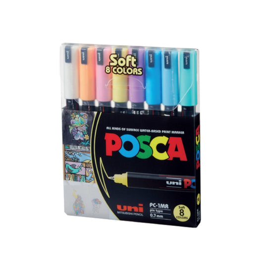 Uni posca marker pc 1mr 8 soft colors online