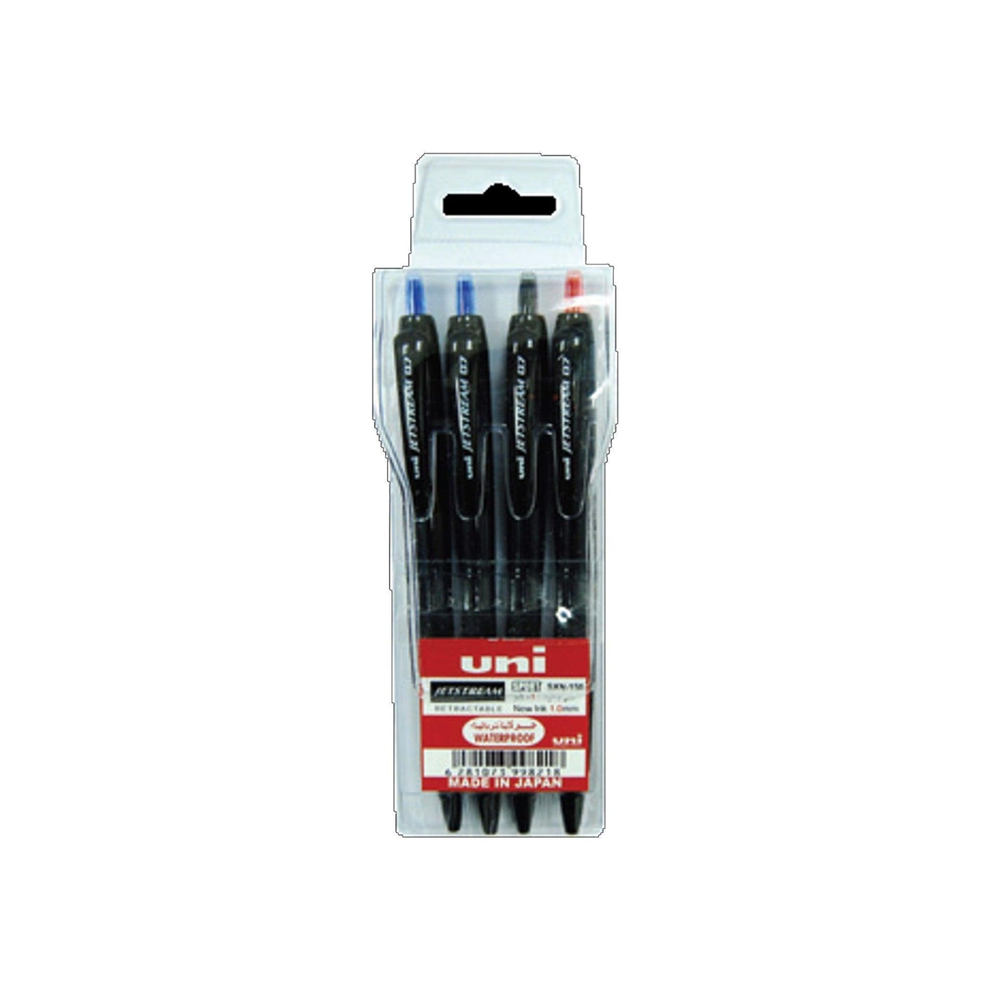 محفظة Uniball Jetstream Sport Ret.0.7mm SXN157 بأربعة ألوان