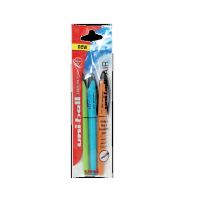 Uniball Air  Fancy Barrel Micro 0.5mm UBA188M  Blue ink  assorted barrel pack